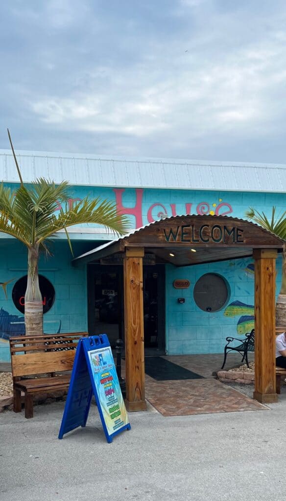 Front entrance to Florida Keys Steak and Lobster