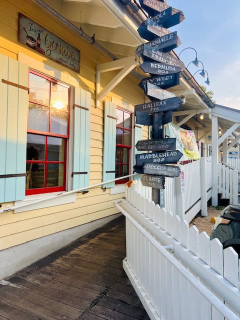 Exterior of Boatyard Bar and Grill, one of the top sailing bars in the world located in Annapolis.