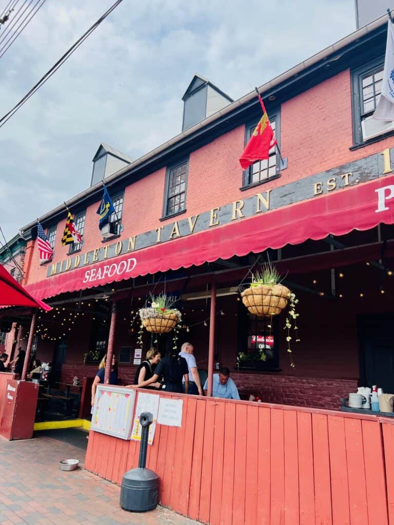 Exterior view of Middletons Tavern