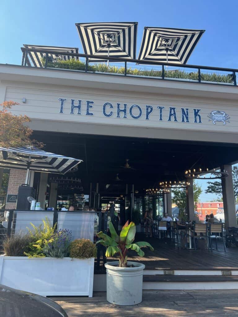 The Choptank exterior deck view