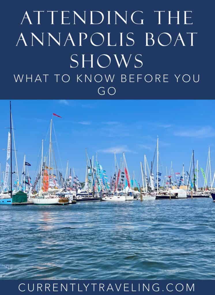 Pin cover for Annapolis Boat Show Guide