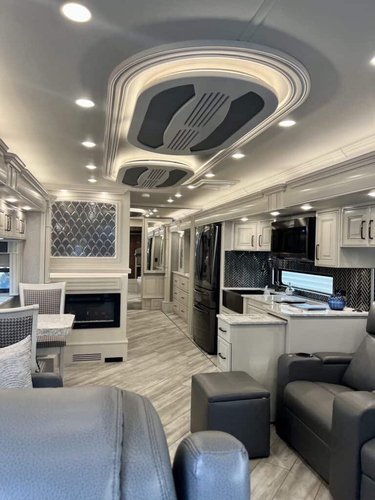 Luxury RV interior
